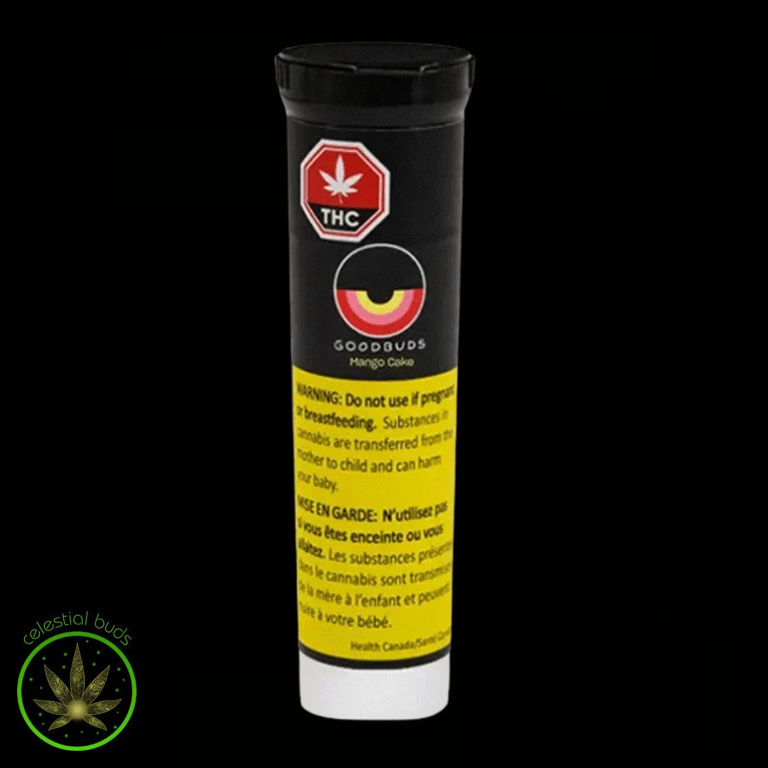 Mango Cake, Good Buds (2x0.5g) Hash Infused Pre-Rolls