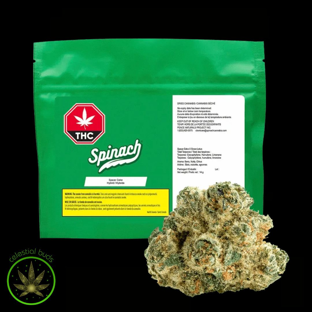 Space Cake, Spinach (28g) Dried Flower