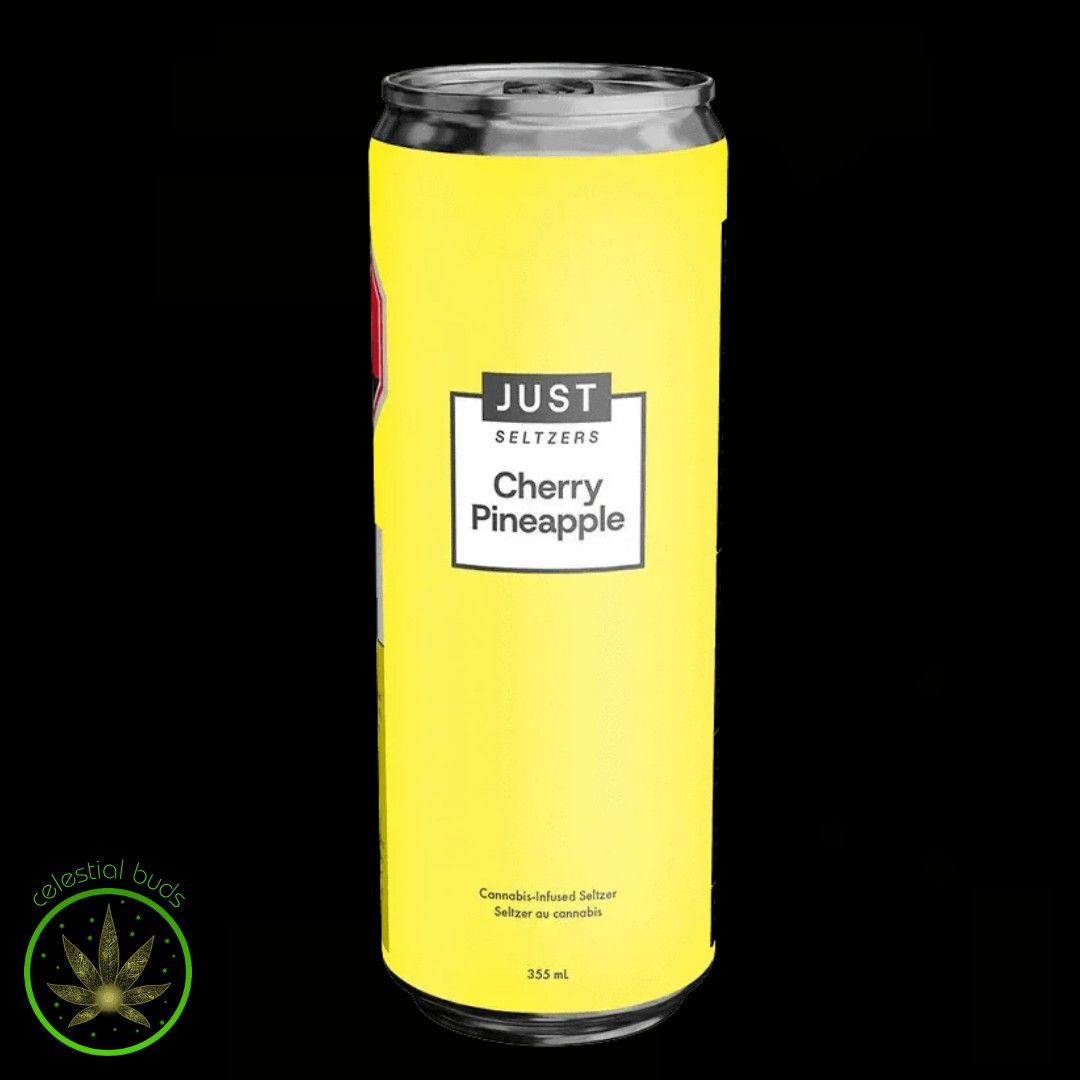 Cherry Pineapple Seltzer THC, JUST Seltzers (355ml) Sparkling Beverage