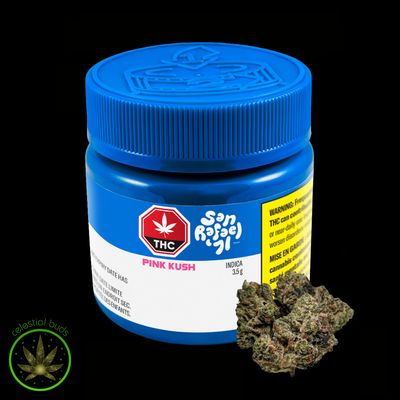 Pink Kush, San Rafael '71 (3.5g) Dried Flower