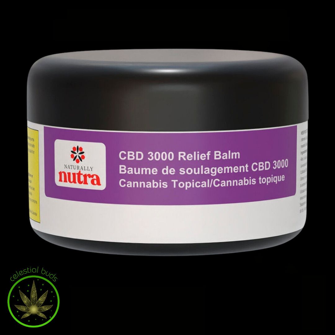 CBD 3000 Relief Balm (CBD Isolate), Naturally Nutra (100g) Balm