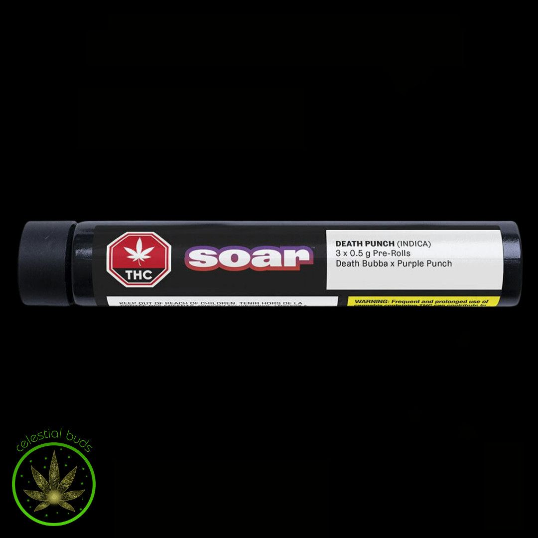 Death Punch Glass Tip, Soar (3x0.5g) Pre-Rolls