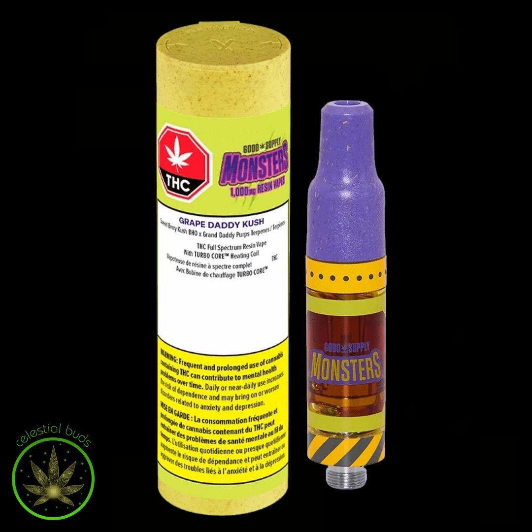 Grape Daddy Kush, Good Supply Monsters (1.5g) PVC