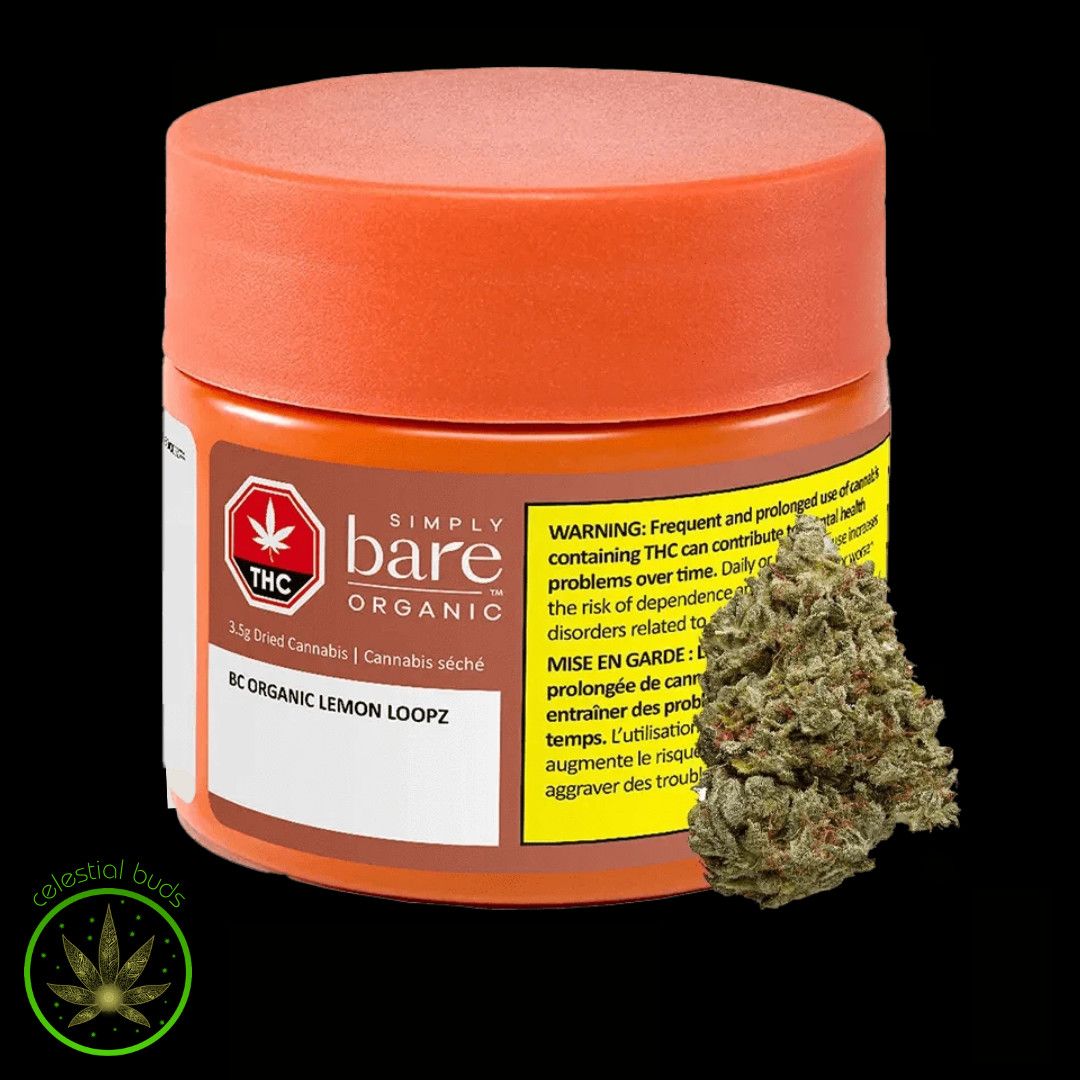 Lemon Loopz BC Organic, Simply Bare (3.5g) Dried Flower
