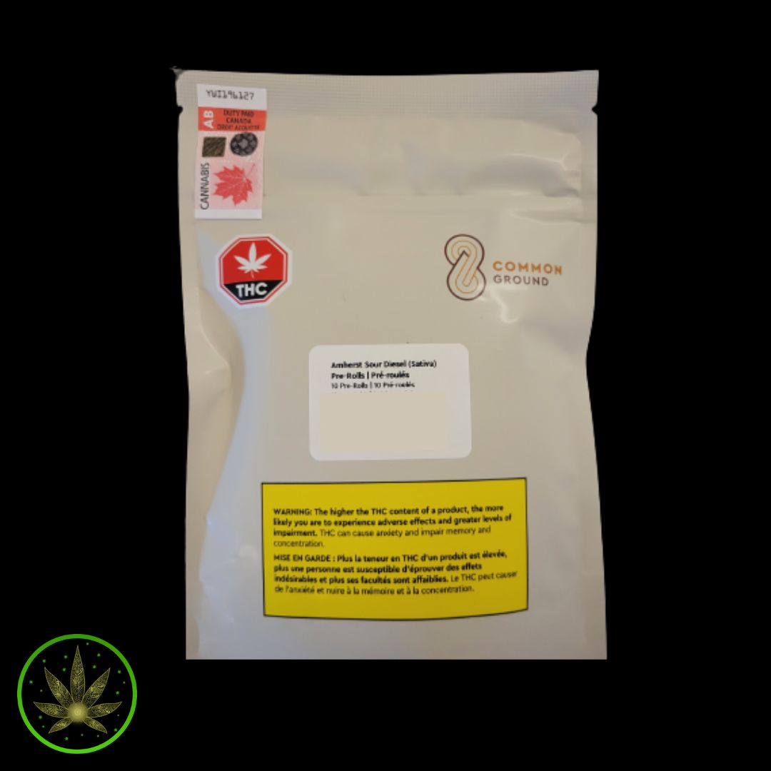 Amherst Sour Diesel, Common Ground (10x0.5g) Pre-Rolls