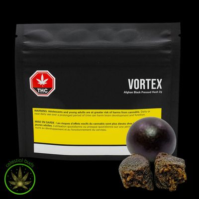 Afghan Pressed Hash, Vortex (2g) Ice Hash