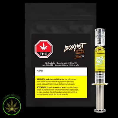 Peach OG Dabber Syringe, BOXHOT (1.2g) Distillate
