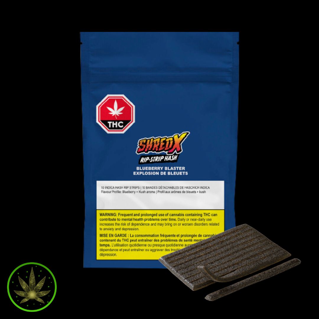 Blueberry Blaster Rip-Strips, SHRED X (10x0.2g) Hash