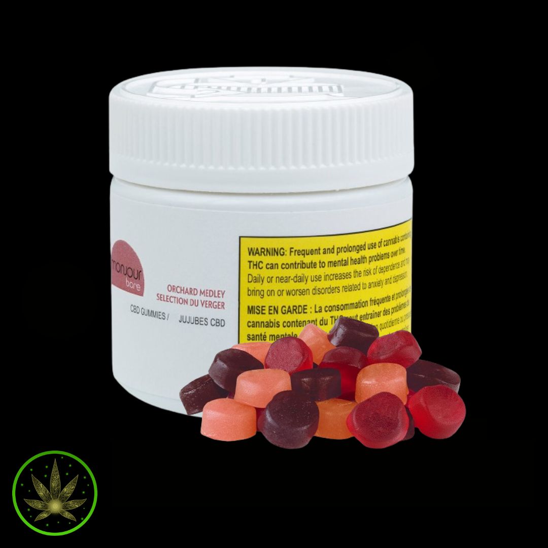 Orchard Medley CBD 30mg, Monjour Bare (30/pk) Soft Chews