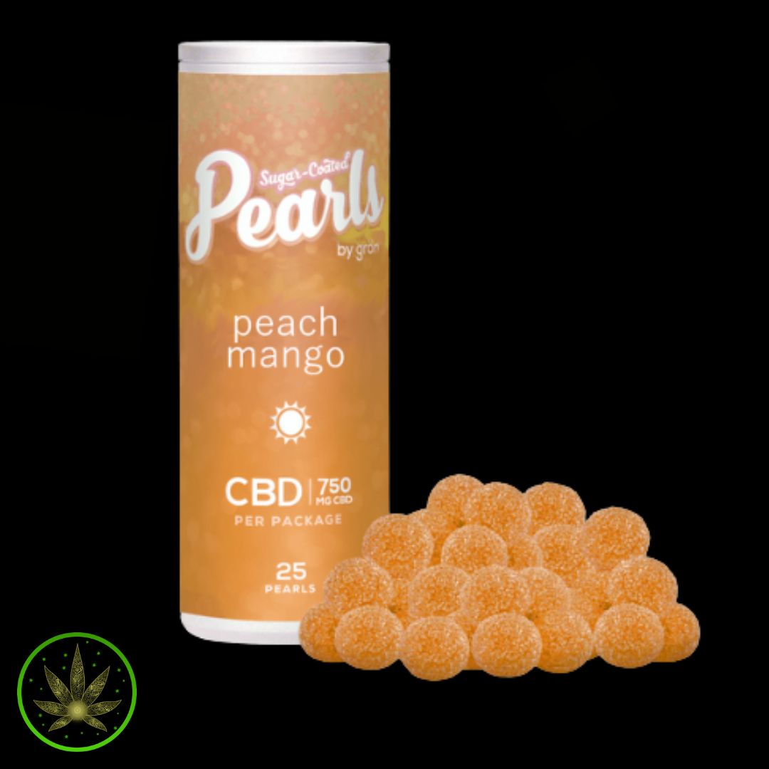 Peach Mango CBD, Pearls by gron (25/pk) Soft Chews