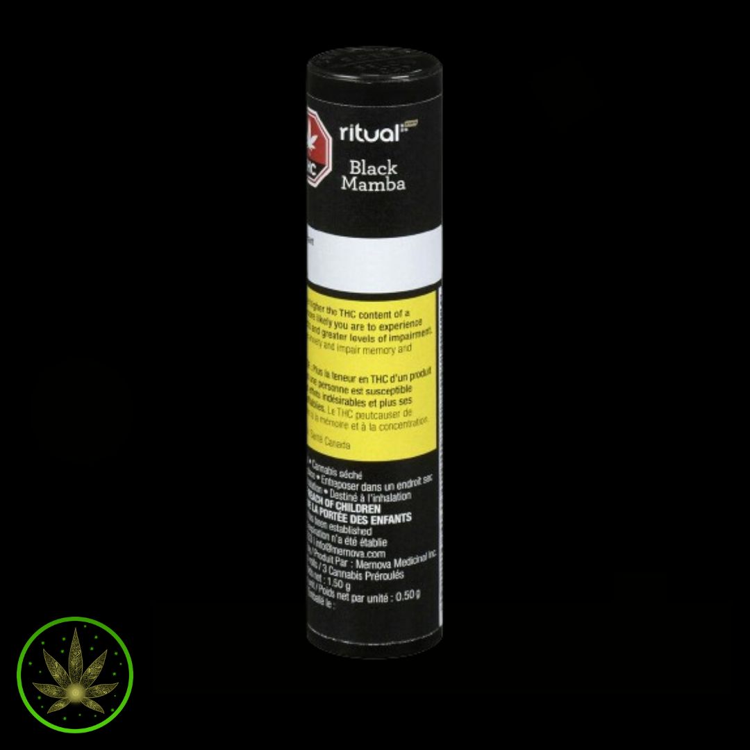 Black Mamba, Ritual Sticks (3x0.5g) Pre-Rolls