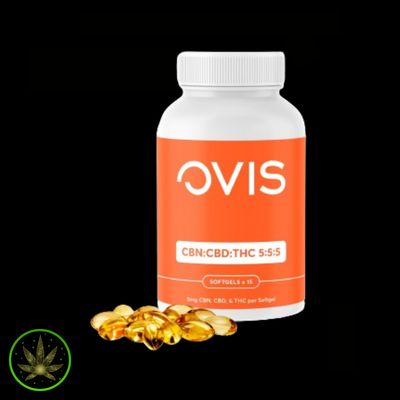 CBG:CBD:THC 5:5:5, Ovis(15/pk) Softgels