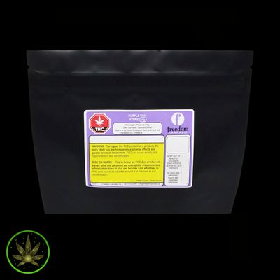 Purple Thai, Freedom Cannabis (14g) Dried Flower