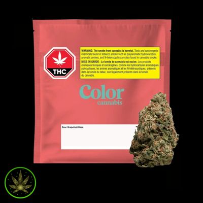 Sour Grapefruit Haze, Color Cannabis (7g) Dried Flower