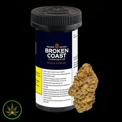 Milk &amp; Cookies, Broken Coast (7g) Dried Flower