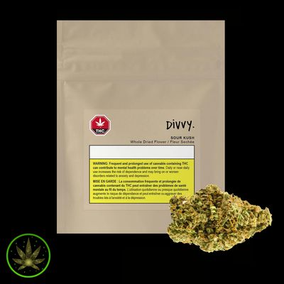 Sour Kush, Divvy (28g) Dried Flower