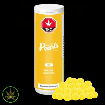 Lemon Dream CBN, Pearls by gron (25/pk) Soft Chews