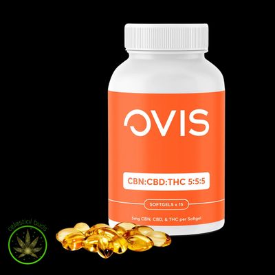 CBN:CBD:THC 5:5:5, Ovis (15/pk) Softgels