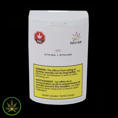 Hybrid 420's (Rotating), Weed Me Grind (20x0.4g) Pre-Rolls