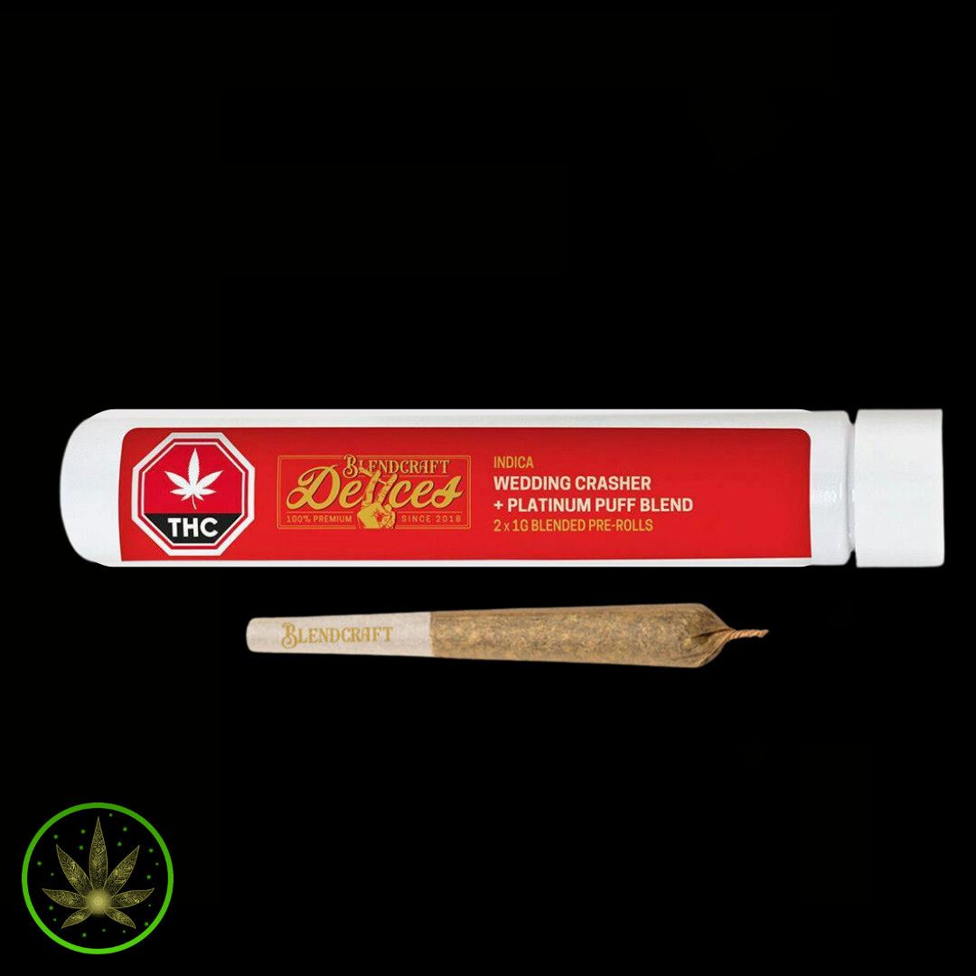 Wedding Crasher x Platinum Puff Blend, Blendcraft Deuces (2x1g) Pre-Rolls