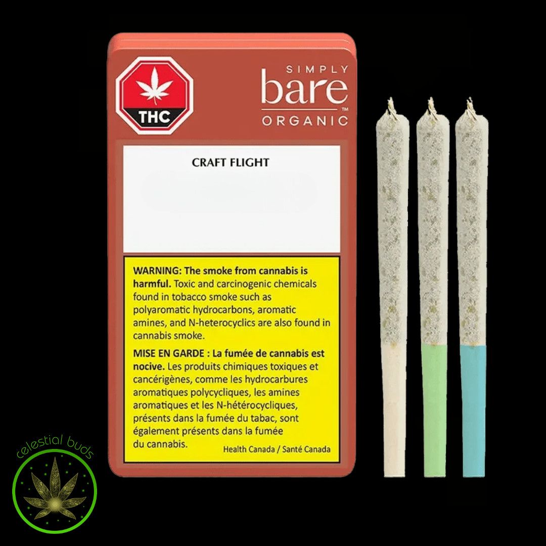 Craft Flight, Simply Bare (3x0.5g) Pre-Rolls