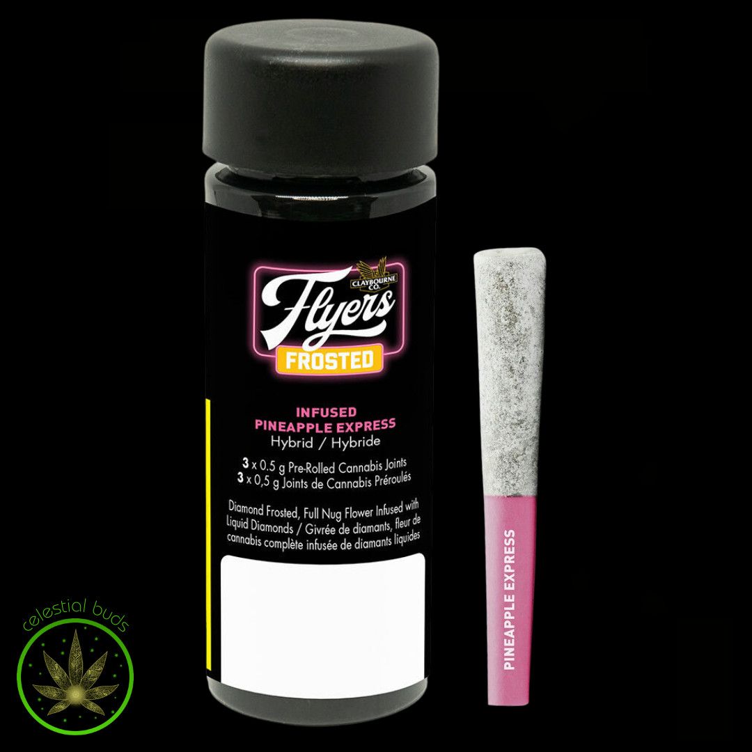 Pineapple Express, Claybourne (3x0.5g) Liquid Diamond Infused Pre-Rolls