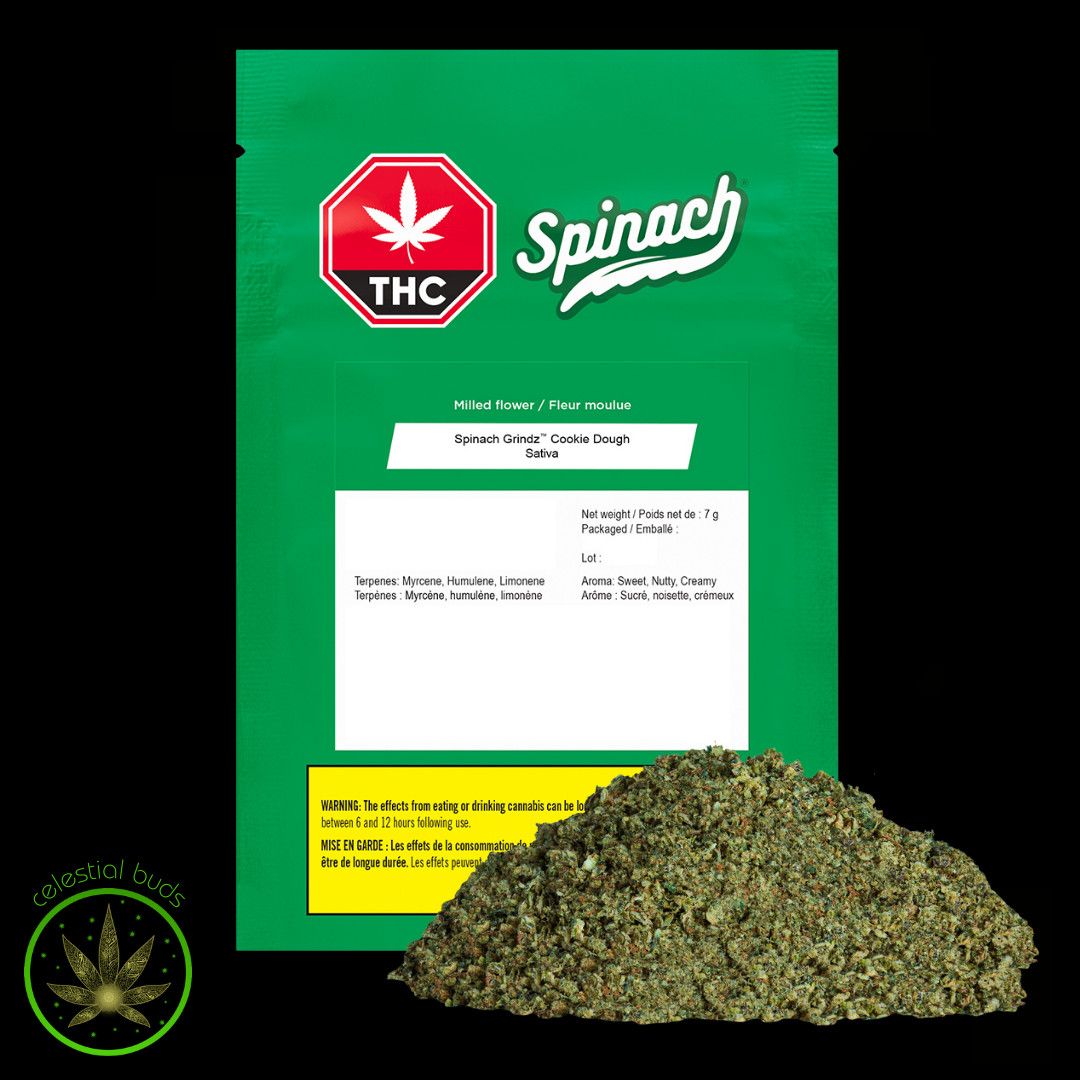 Cookie Dough, Spinach Grindz (7g) Milled Flower