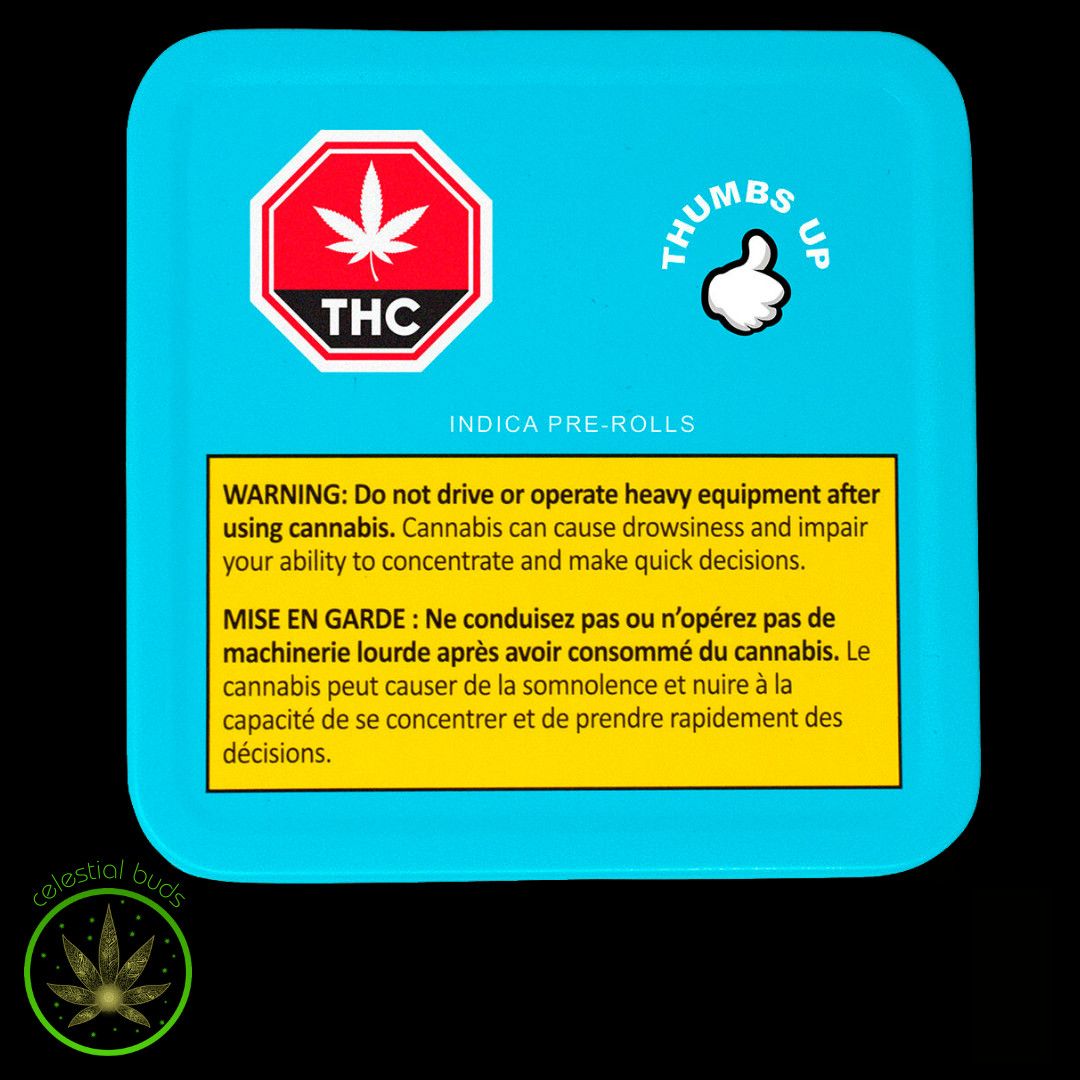 Indica, Thumbs Up (4x0.5g) Pre-Rolls