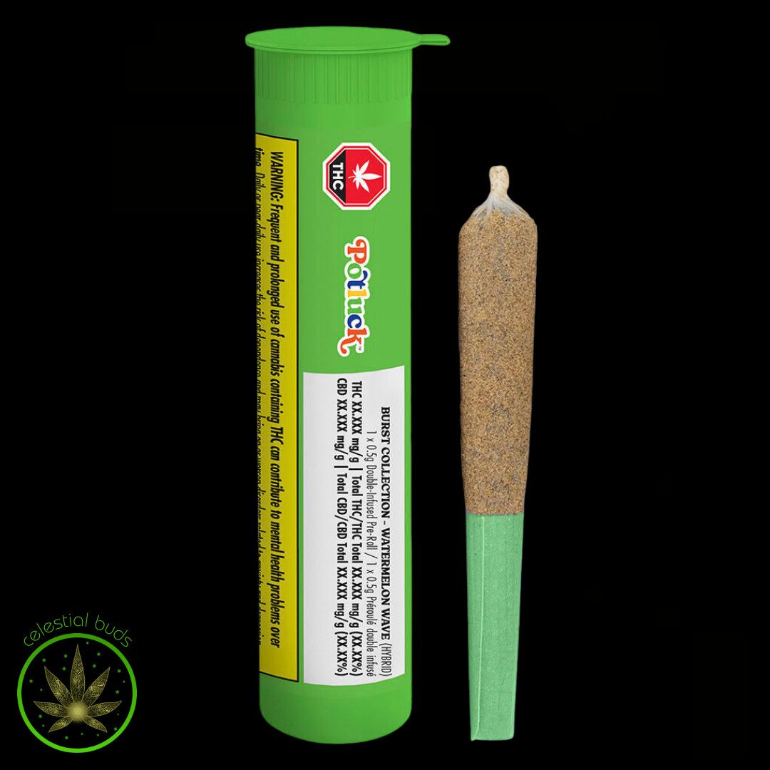 Watermelon Wave, Potluck (1x0.5) Infused Pre-Rolls