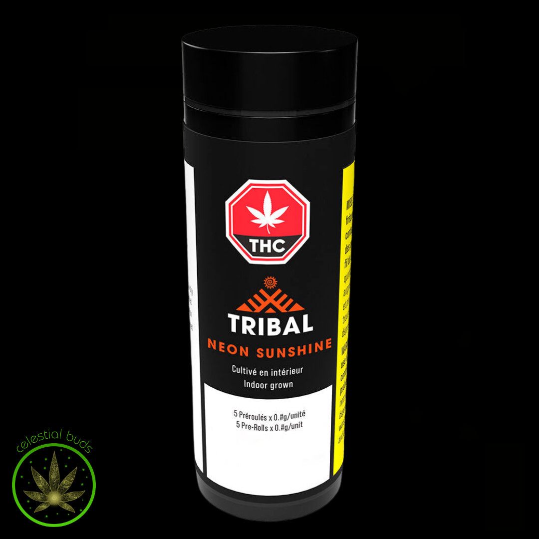 Neon Sunshine, Tribal (5x0.6g) Pre-Rolls