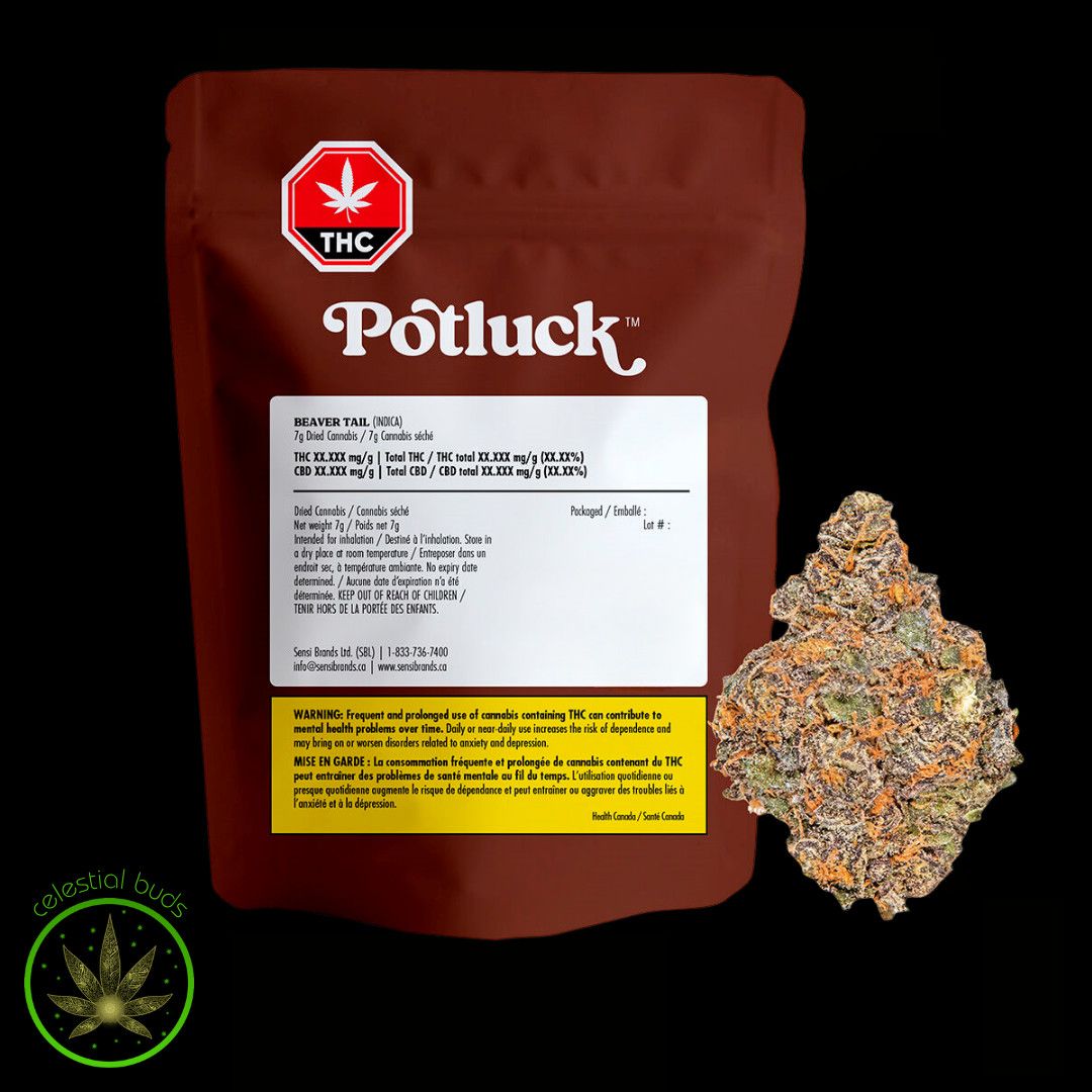 Beaver Tail, Potluck (7g) Dried Flower