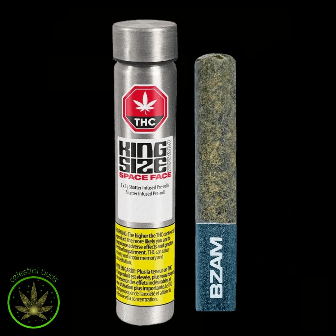 Space Face, BZAM (1x1g) Shatter Infused Pre-Roll