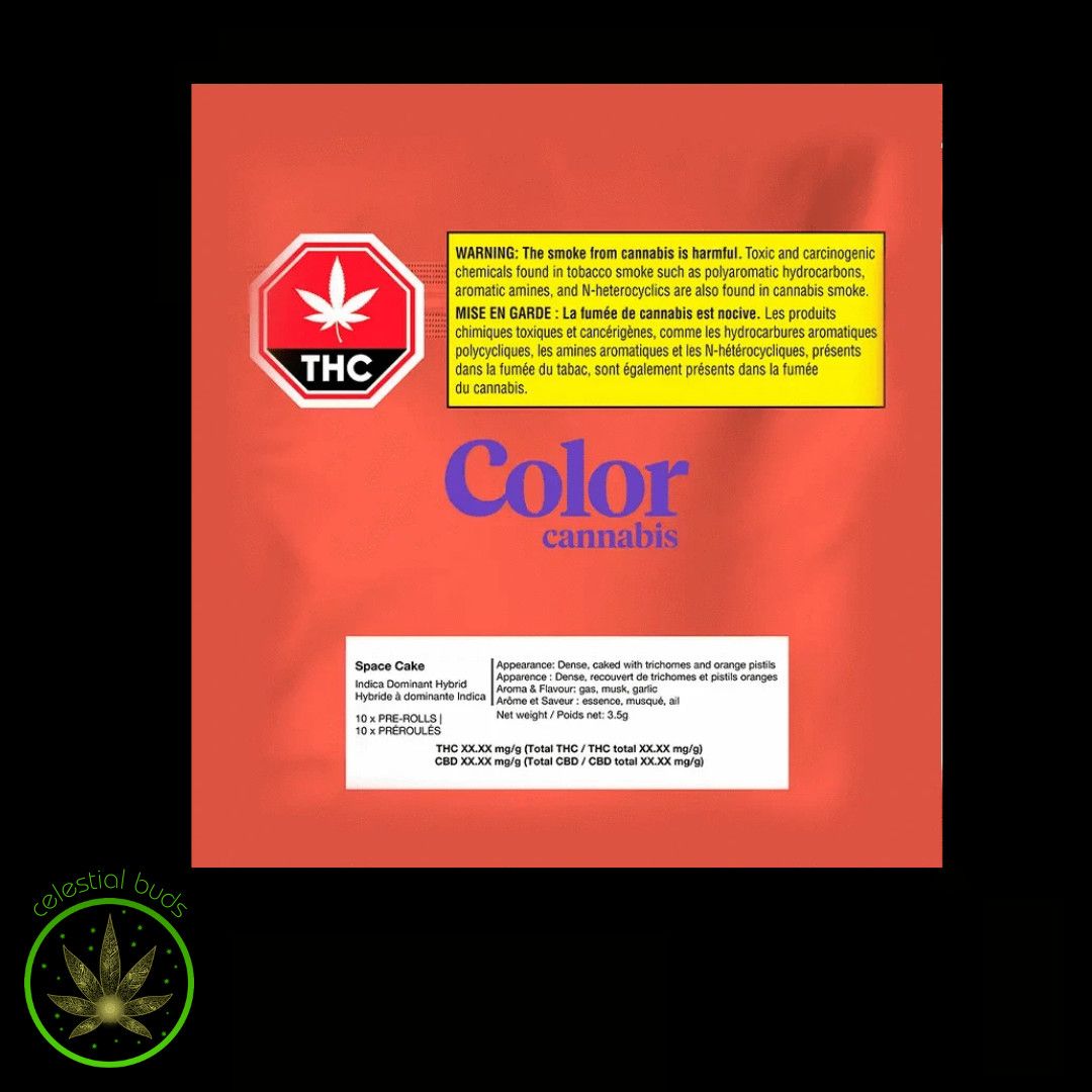 Space Cake, Color Cannabis (10x0.35g) Pre-Rolls