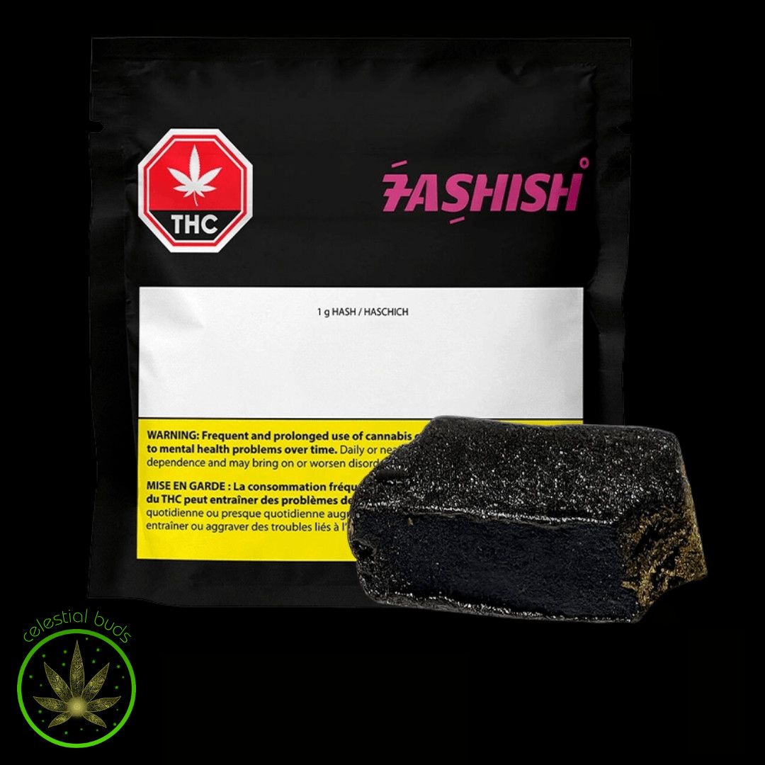 Black (Pink Kush), 7ASHISH (1g) Hash