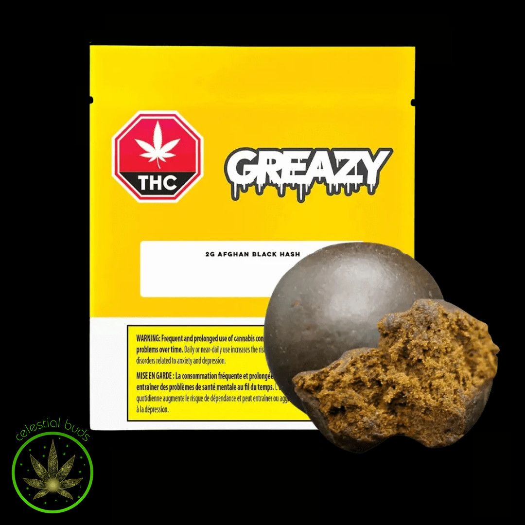 Afghan Black, GREAZY (2g) Hash