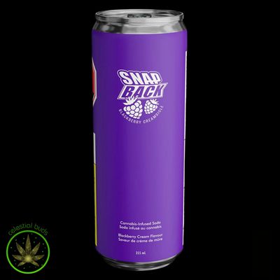 Blackberry Creamsicle THC Rosin-Infused, Snap Back (355ml) Soda