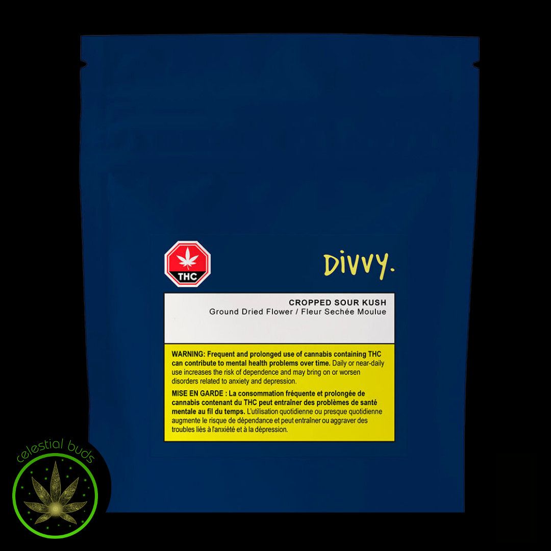 Sour Kush, Divvy (14g) Milled Flower