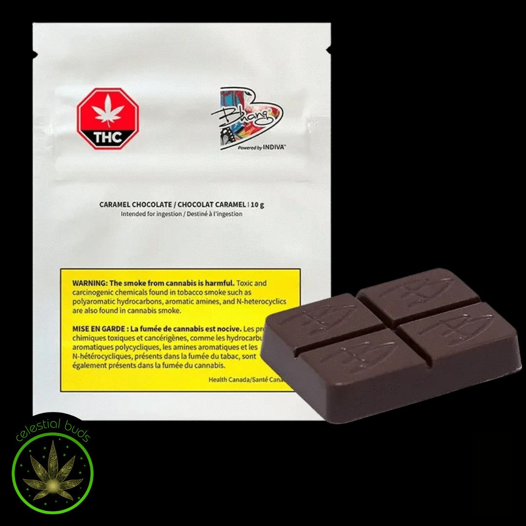 Caramel Chocolate 1:1, Bhang (1/pk) Chocolate