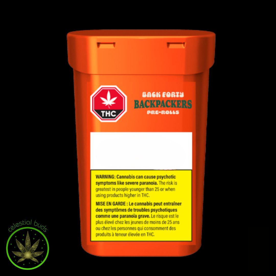 Chemzilla(SS), Back Forty Backpackers(10x0.75g) Pre-Rolls