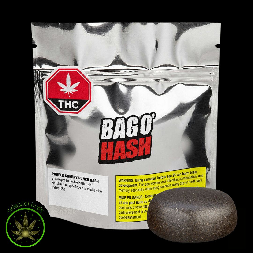 Purple Cherry Punch, Big Bag O' Hash (2g) Hash
