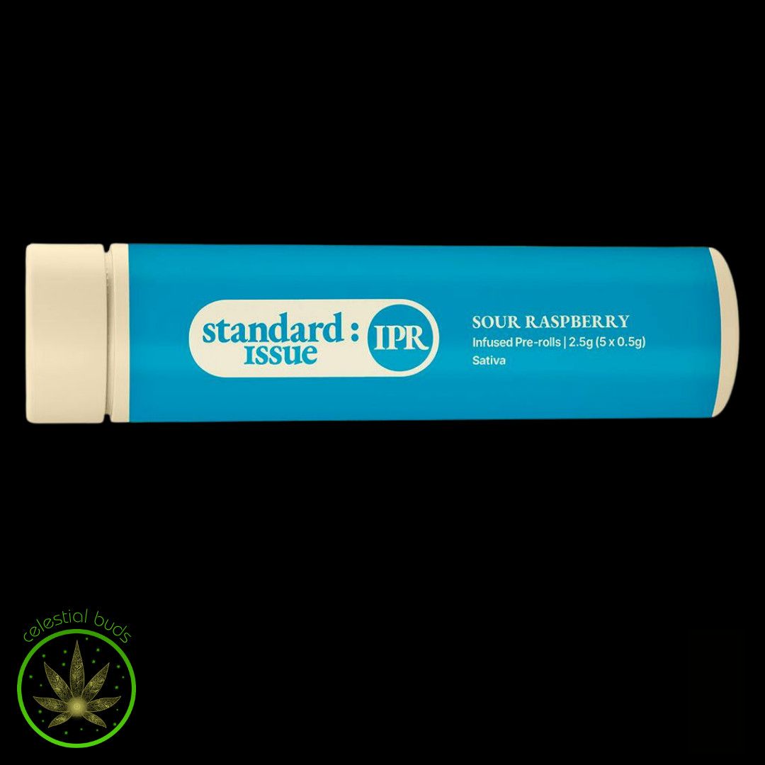 Sour Raspberry, Standard Issue (5x0.5g) Infused Pre-Rolls