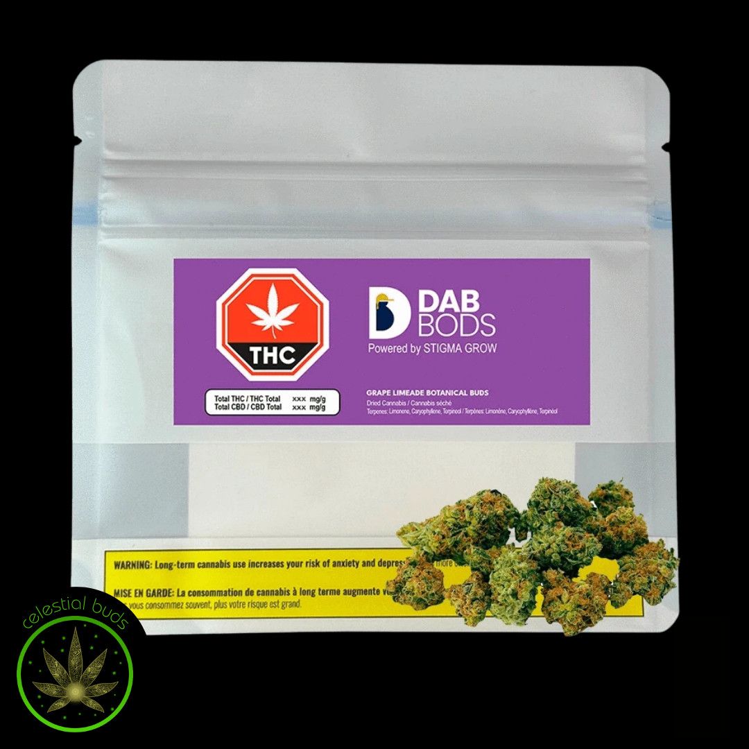 Grape Limeade Botanical Buds, Dab Bods (14g) Dried Flower
