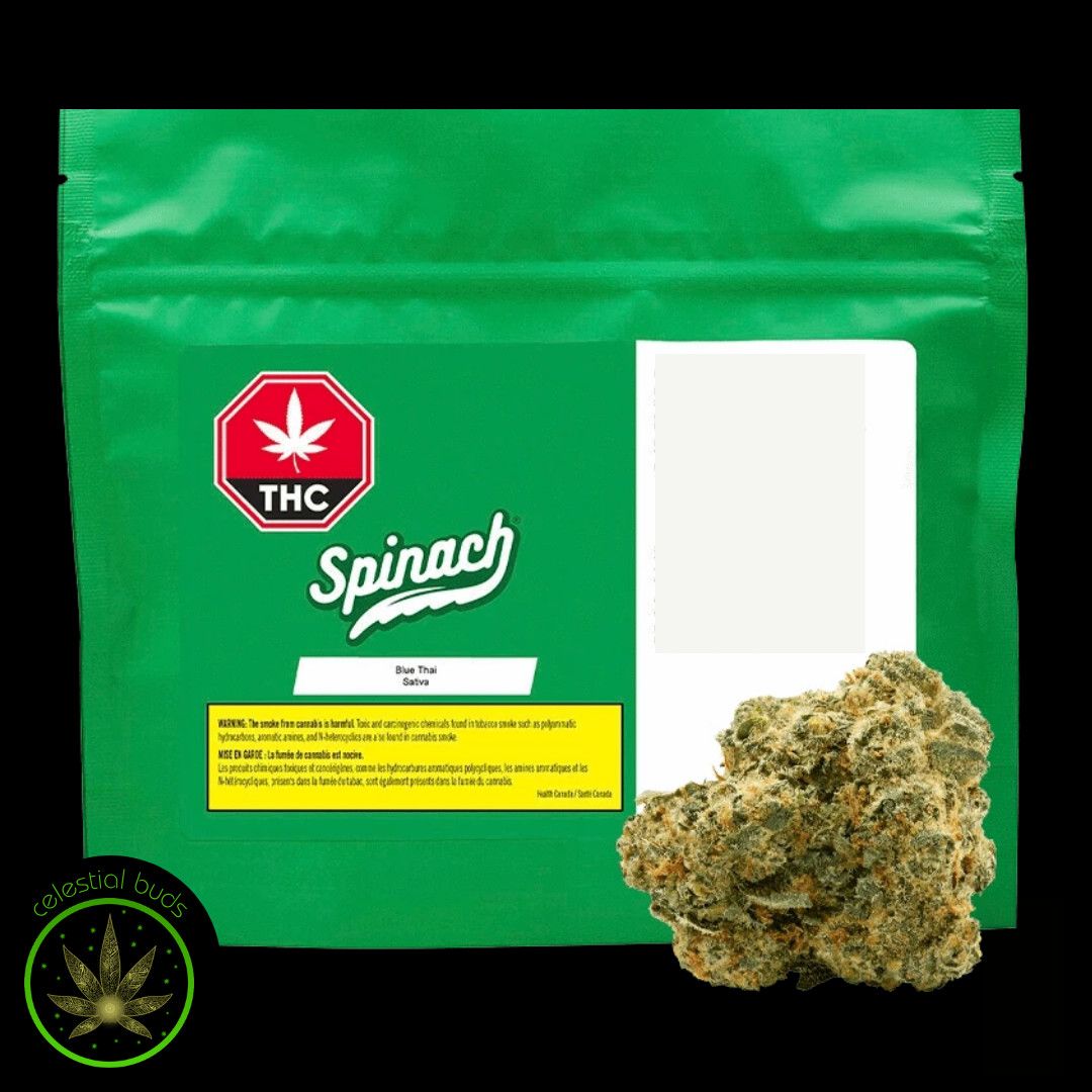 Blue Thai, Spinach (28g) Dried Flower