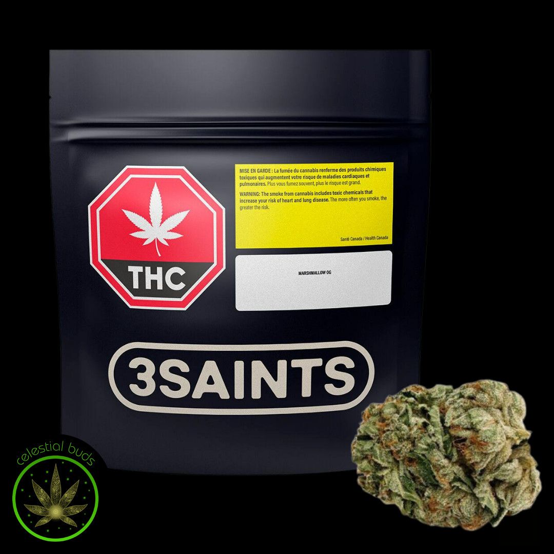 Marshmallow OG, 3Saints (28g) Dried Flower
