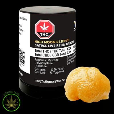 High Noon Reserve Original Z , Dab Bods (1g) Live Resin Badder