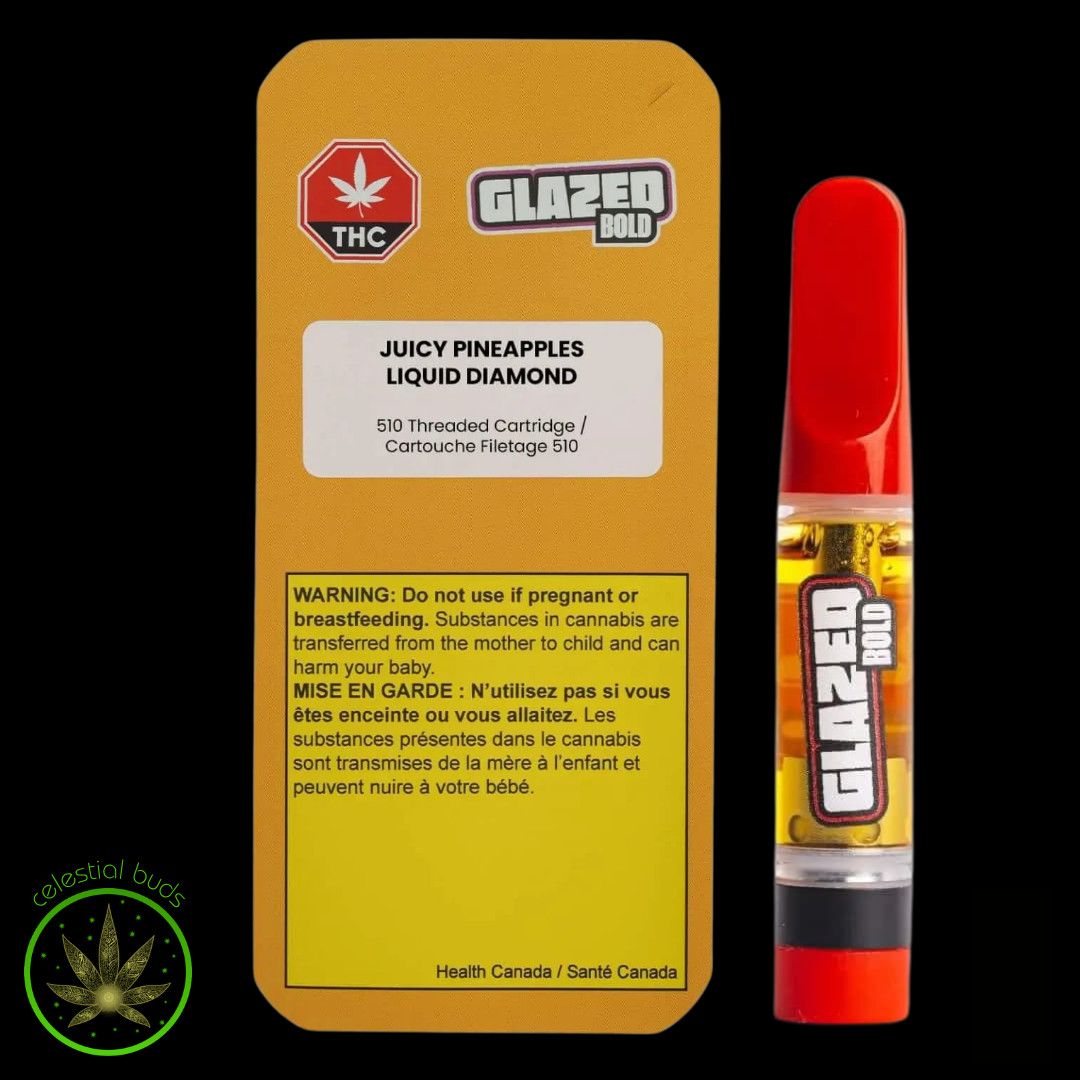 Juicy Pineapples Liquid Diamond, BOLD GLAZED (1g) PVC