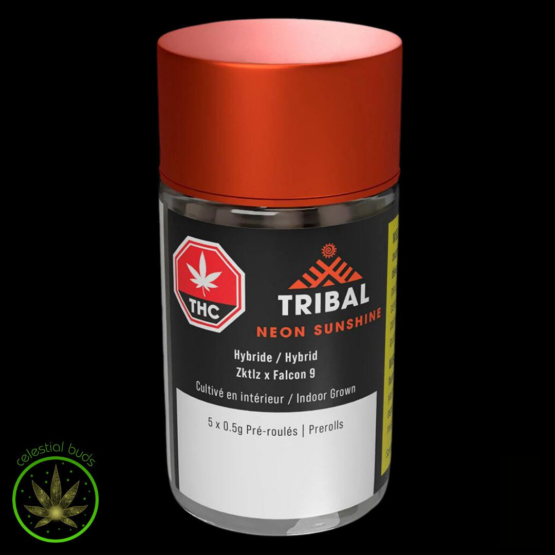 Neon Sunshine, Tribal  (5x0.5g) Pre-Rolls
