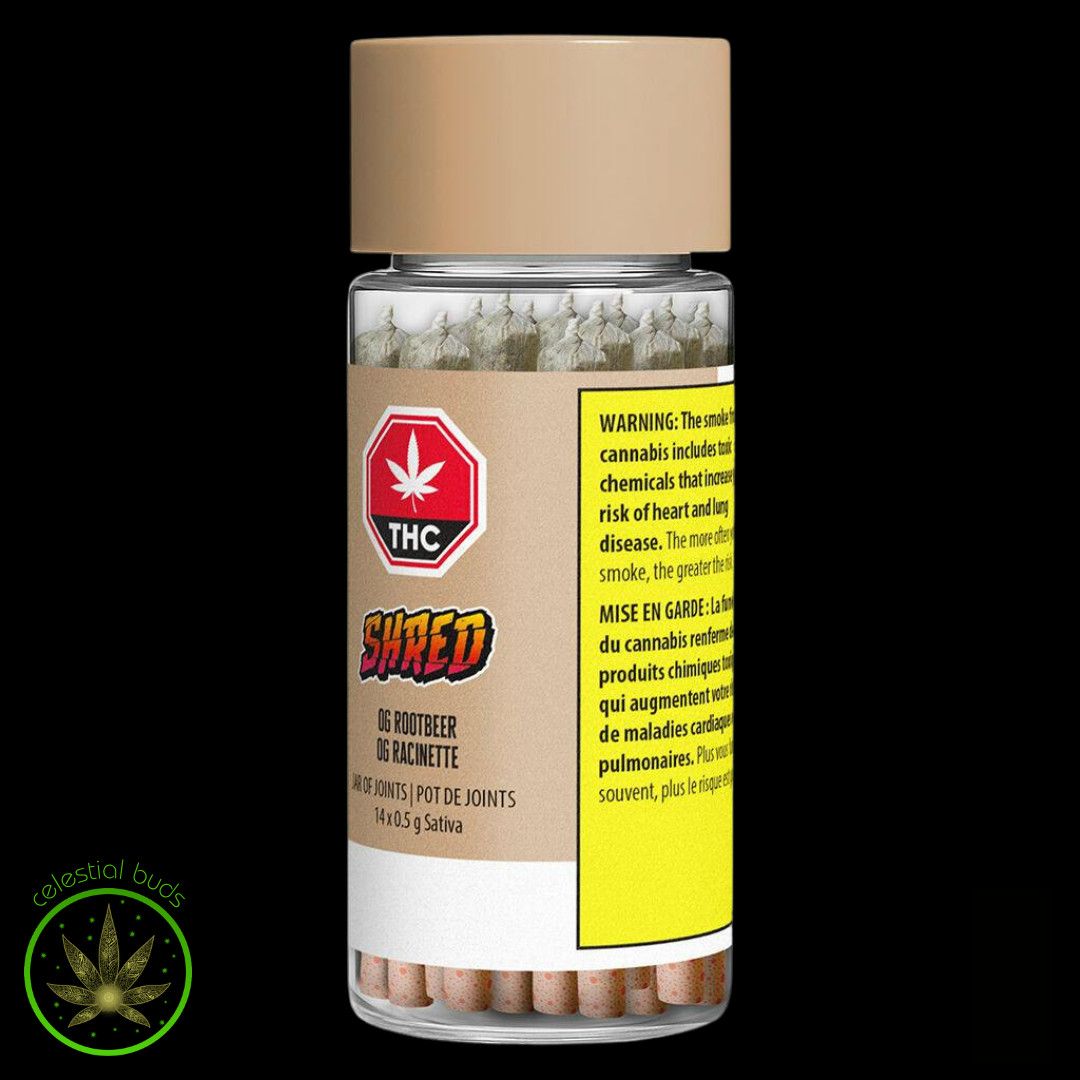OG Rootbeer, SHRED (14x0.5g) Pre-Rolls