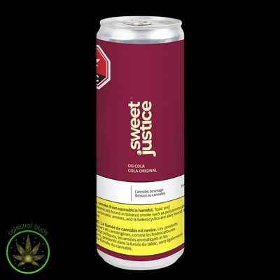 OG Cola 5mg THC:CBG 1:1, Sweet Justice (355mL) Soda