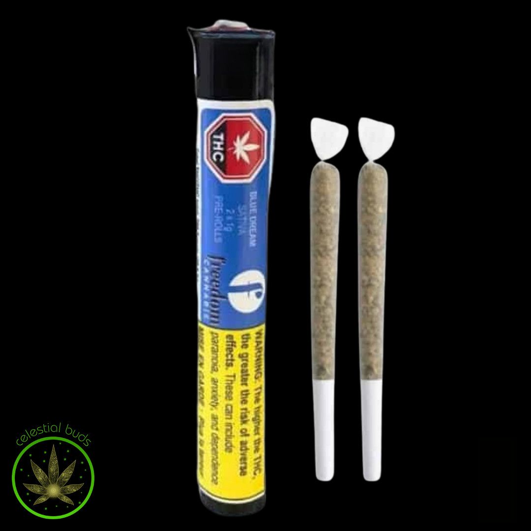Blue Dream, Freedom Cannabis (2x1g) Pre-Rolls